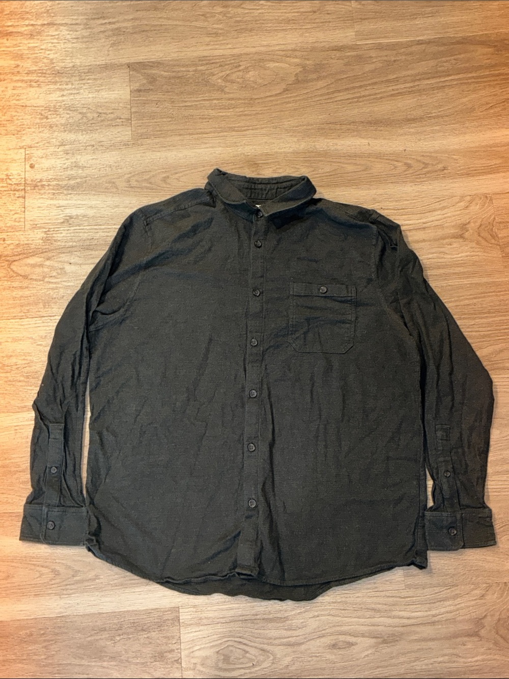 32 Degrees Heat Men’s XXL Charcoal Long Sleeve Button Down Shirt